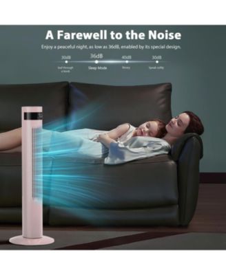 85° Oscillating, 36" Quiet Cooling, 12H Timer, Remote Control, 3 Speeds, 3 Modes – Tower Fan Portable Floor Fan
