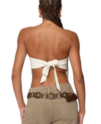 Женский топ-носовой платок с заклепками и кисточками от Edikted