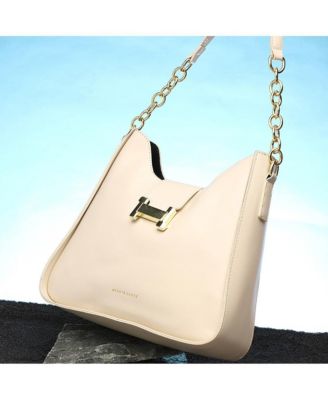 Женская сумка через плечо с монограммой