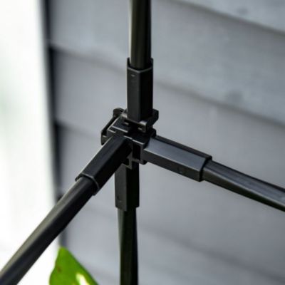 Outsunny Raised Garden Bed with Trellis Self Watering Planter Box 69. 7inch Tomato Planters for Climbing Plants