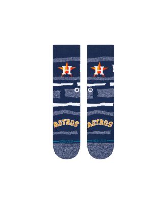 Мужские и женские носки Stance Houston Astros Squeeze из трехслойной трикотажной пряжи Crew Socks