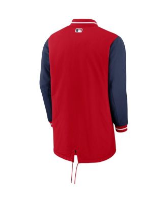 Men's Red St. Louis Cardinals Dugout Performance Full-Zip Jacket