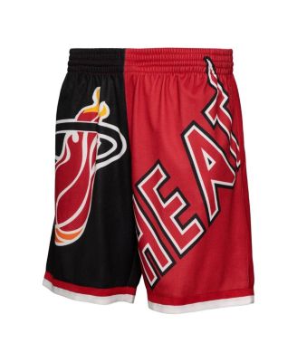 Мужские черные шорты Mitchell & Ness Miami Heat Big Face 5.0 Fashion