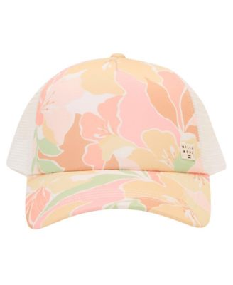 Регулируемая шляпа дальнобойщика Billabong Women's White Heritage Mashup