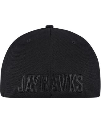 Men's Black Kansas Jayhawks Reflex Performance Flex Hat