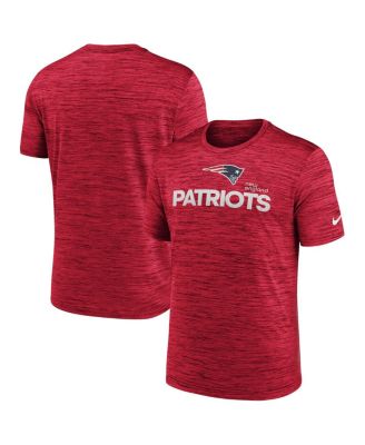 Nike - Men's Red New England Patriots Blitz Velocity Modern Performance T-Shirt