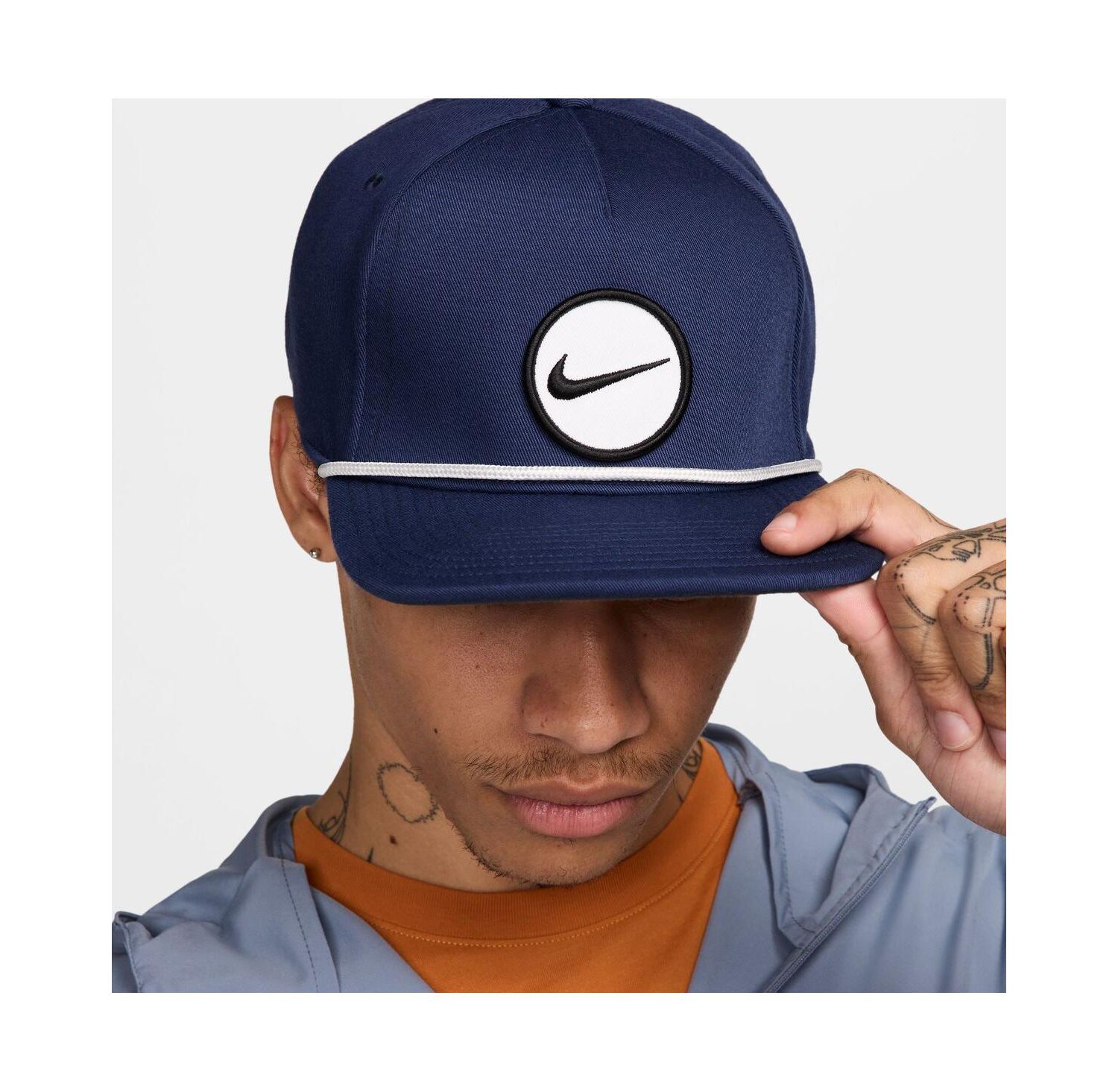 Men's and Women's Navy Retro Pro Performance Snapback Hat