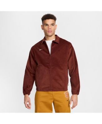 Nike - Men's Brown Club America CA x CA Harrington Fleece Full-Zip Corduroy Jacket