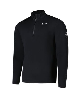 Мужской черный пуловер Nike WM Phoenix Open Victory Performance на молнии до половины длины