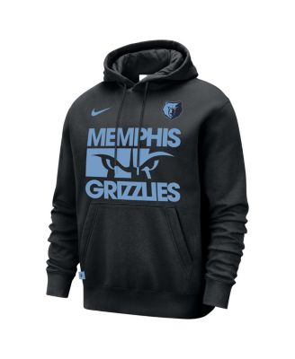 Мужская черная толстовка-пуловер Nike Memphis Grizzlies Courtside Club с капюшоном