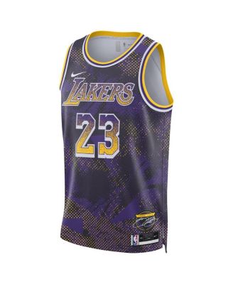 Мужская и женская майка Nike LeBron James фиолетового цвета Los Angeles Lakers 2025 Select Series Swingman Player.