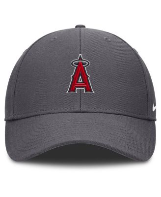Мужская серая шапка Nike Los Angeles Angels Club Performance с регулируемой посадкой
