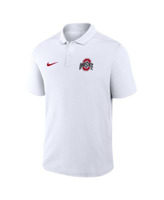 Мужская белая футболка-поло Nike с логотипом Ohio State Buckeyes Prime Time Victory Primary Performance от Nike