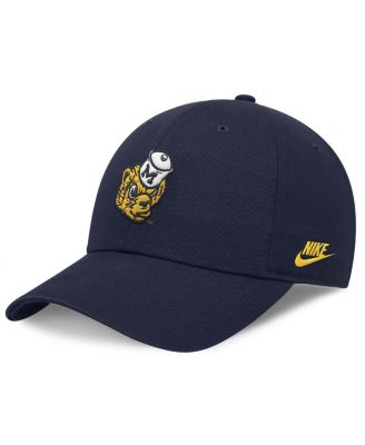 Nike - Men's Navy Michigan Wolverines Club Swoosh Performance Adjustable Hat