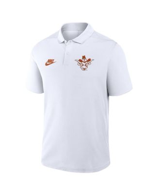 Мужская белая футболка-поло с логотипом Nike Texas Longhorns Prime Time Victory Legacy Vault Performance от Nike