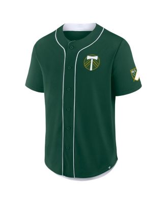 Мужская бейсбольная майка Fanatics Green Portland Timbers, предназначенная для травмированных