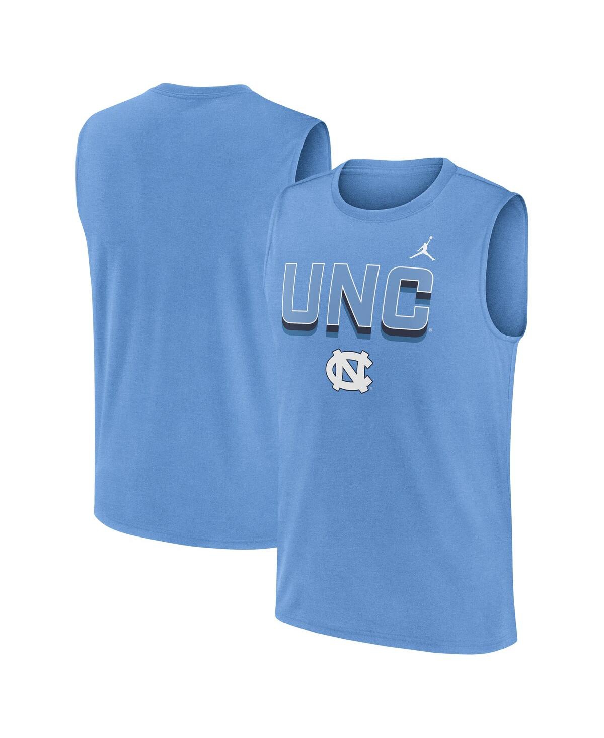 JORDAN MEN'S CAROLINA BLUE NORTH CAROLINA TAR HEELS PRIMETIME TRICODE LEGEND PERFORMANCE TANK TOP 