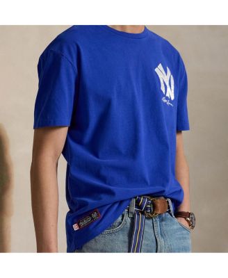 Мужская и женская футболка Polo Ralph Lauren из джерси Royal Yankees