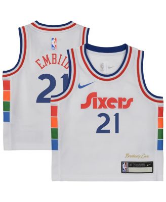Nike - Toddler&nbsp;Joel Embiid White Philadelphia 76ers 2024/25 Swingman Player Jersey - City Edition