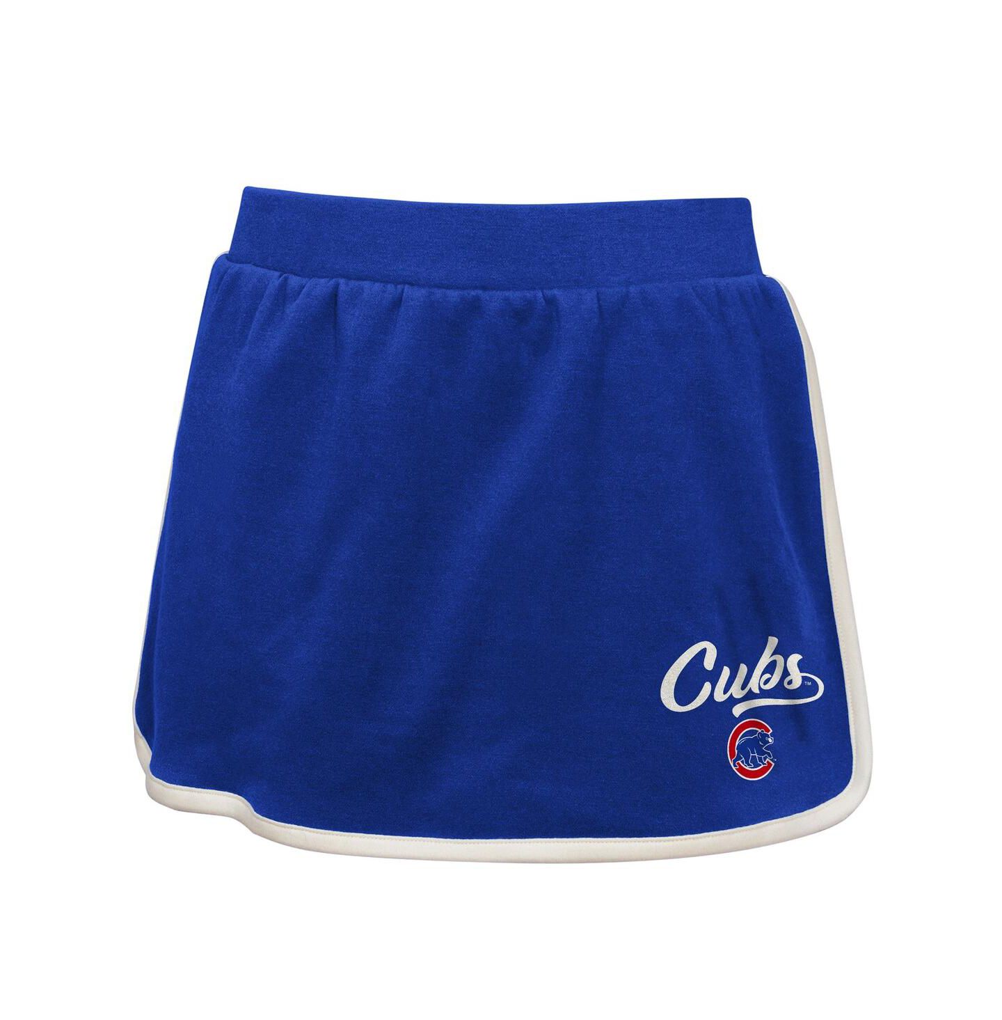 Детский комплект Outerstuff Big Girls 2-Piece Royal Chicago Cubs Base Trainer Johnny Polo and Skort Set — фото 4