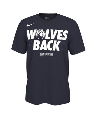 Мужская и женская футболка Nike Navy Minnesota Timberwolves с надписью 