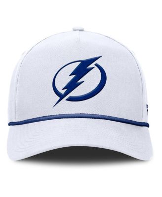 Мужская белая шляпа Fanatics Tampa Bay с застежкой-молнией и регулируемой А-образной рамкой