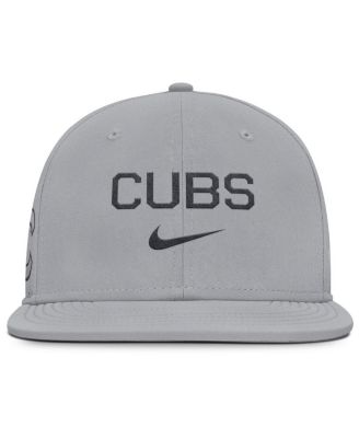 Мужская серая приталенная шляпа Nike Chicago Cubs True Performance от Nike