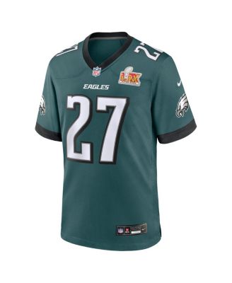 Мужская футболка Nike Quinyon Mitchell Midnight Green Philadelphia Eagles Super Bowl LIX Game Player