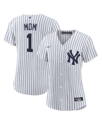 Nike - Women's&nbsp;White New York Yankees 1 Mom Home Replica Jersey