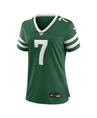 Женская спортивная майка Nike Justin Fields Legacy зеленого цвета New York Jets