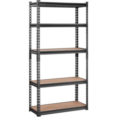 5 Tier Heavy Duty Storage Shelving Unit 2000 lbs Capacity Adjustable Garage Shelves Metal Organizer