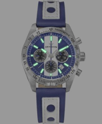 Women's Jordan Chronograph Multifunctional Cobra Blue Leather Strap Watch, 40mm