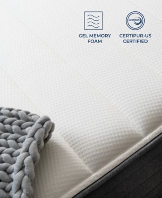 Select 12" Gel Memory Foam Hybrid Cushion Firm Tight Top Mattress in a Box - Full