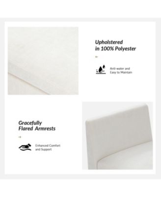 Bruno Modern Storage Bench with Rubber Wood Legs