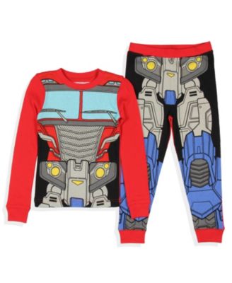 Toddler Boys Optimus Prime 2 Piece Tight Fit Long Sleeve Pajama Set