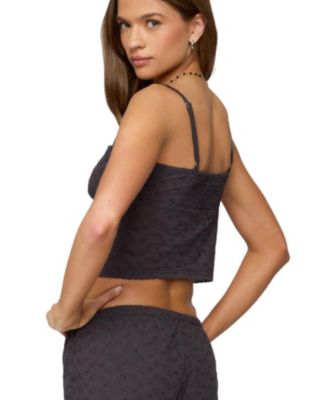 Женская майка Shaya на пуговицах с ушками от Edikted