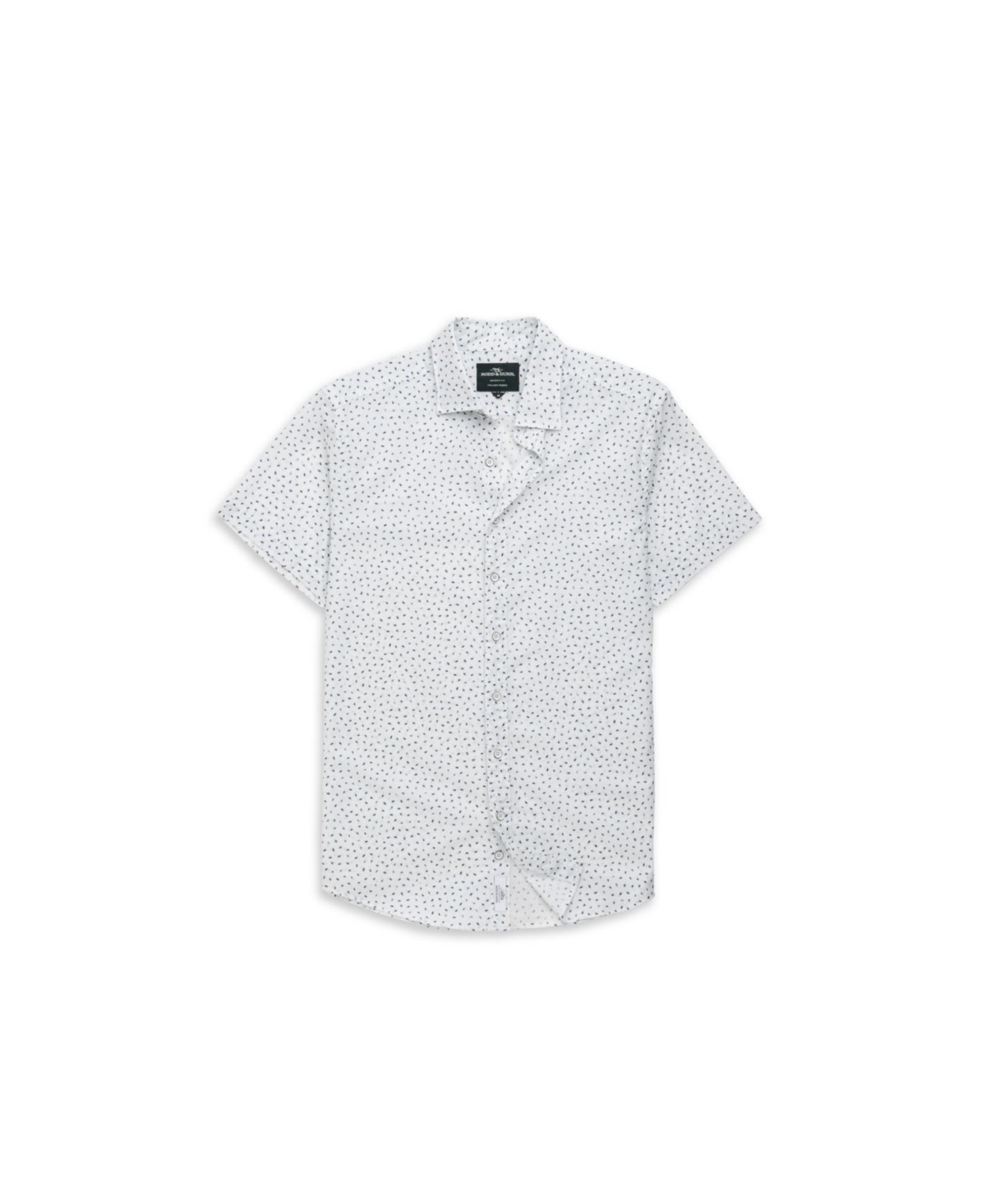 Rodd & Gunn Raview Scatter Print Short Sleeve Cotton Button-up Shirt