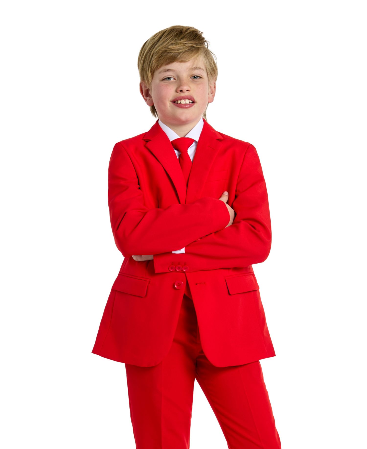 Big Boys 3-Piece Devil Solid Suit Set
