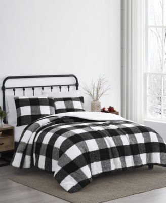 Cozy Buffalo Check 3-Pc. Comforter Set, King