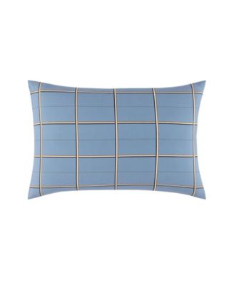 by Hugo Boss Check Cotton Sateen Sham, King