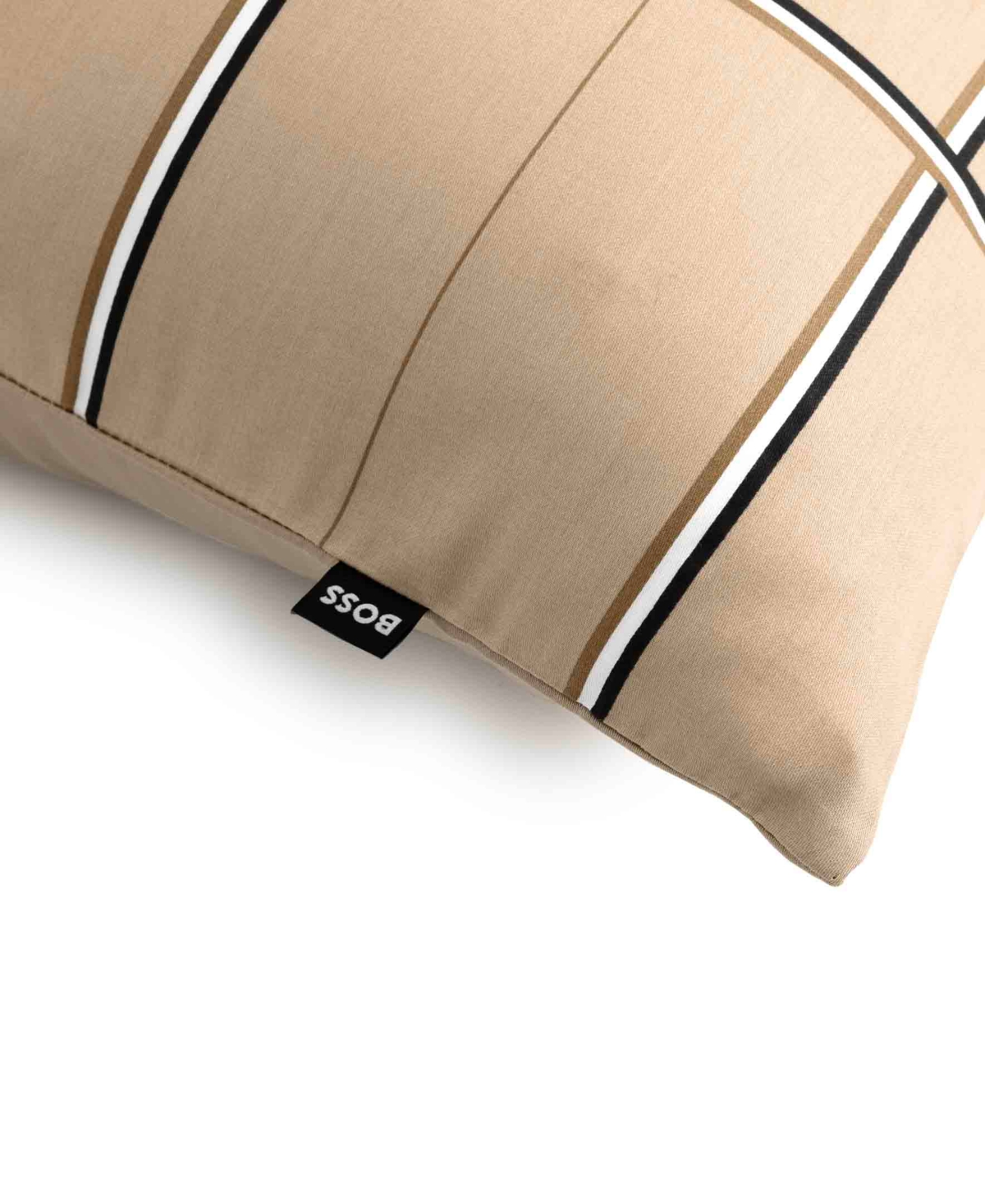 Boss Home by Hugo Check Cotton Sateen Sham, King
