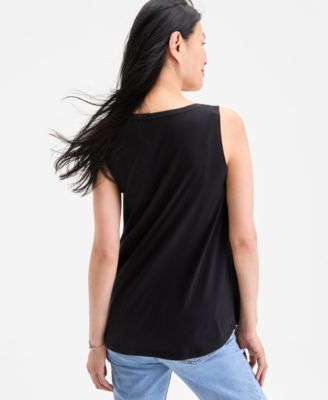 Women's V-Neck Tank Top, Exclusively at Macy's
