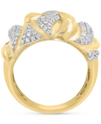 EFFY® Diamond Statement Ring (5/8 ct. t.w.) in 14k Yellow Gold