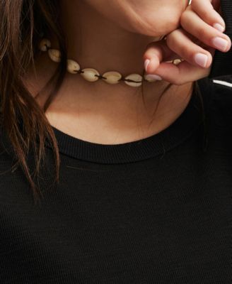 Women's Long-Sleeve Ribbed Beach Top