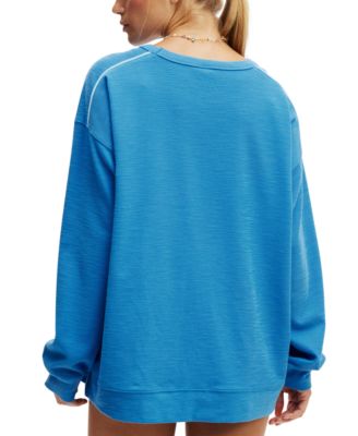 Женский пляжный топ В рубчик С длинными рукавами ИЗ ХЛОПКА