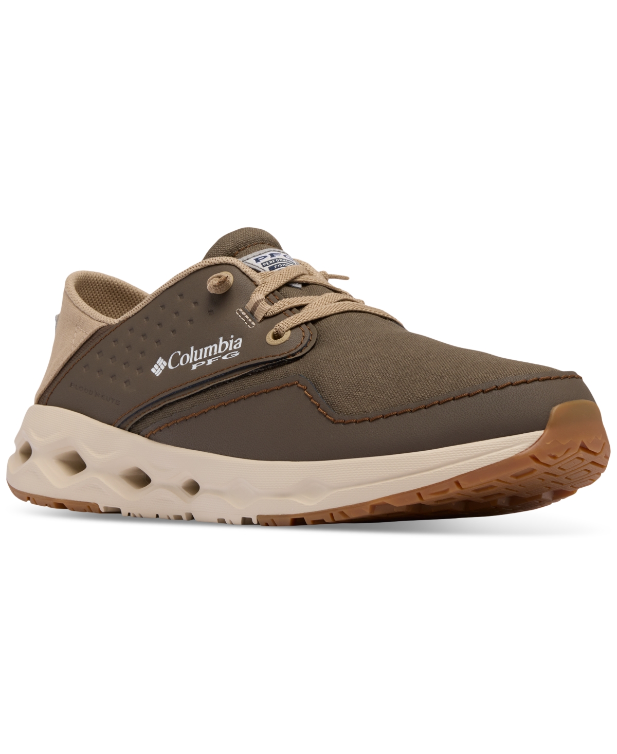 Men's Bahama X Relaxed Pfg Shoes - Mud, Oxford Tan