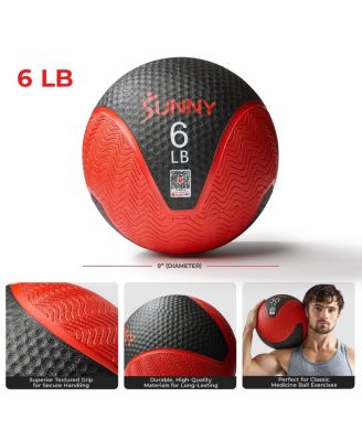 Medicine Ball 6LBS, Non-slip Grip