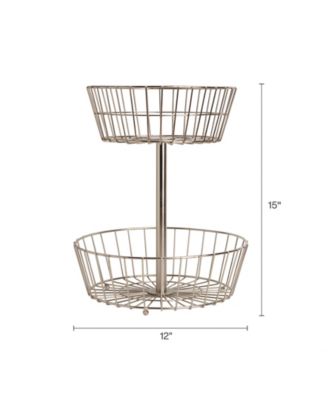 Gourmet Basics Geneva 2-Tier Basket