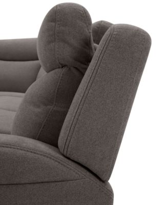 Kristyan 6-Pc. Fabric Sectional with 3 Power Motion Chairs, Exclusively at Macy's