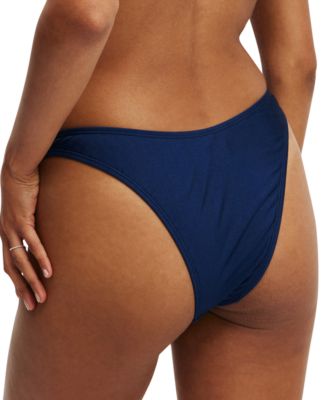 Женские бразильские плавки-бикини С высокой посадкой ИЗ ХЛОПКА